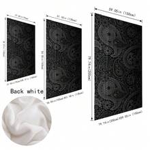 1件幾何圖案柔軟法蘭絨毯子,適用於沙發,家居,冷氣房,午睡,感恩節禮物,波西米亞風格,柔軟溫暖