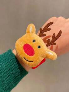 1 件圣诞手链拍手环麋鹿圣诞礼物圣诞装饰品