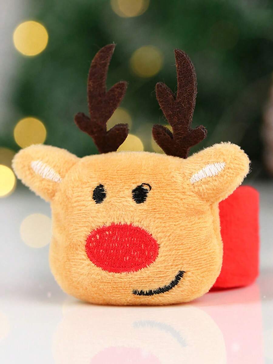 1 件圣诞手链拍手环麋鹿圣诞礼物圣诞装饰品