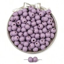 beadia 50pcs Colorful Round Wooden Beads, For Necklace And Bracelet DIY Crafting Materials - Multicolor - View 7