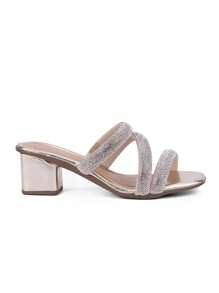Domidona Women Heeled Sandals - 金色 - 查看 2