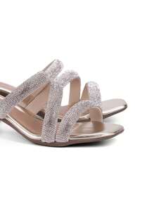 Domidona Women Heeled Sandals - 金色 - 查看 7