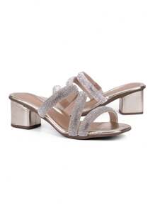 Domidona Women Heeled Sandals - 金色 - 查看 6