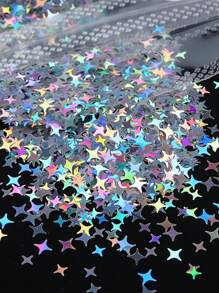 1pc Starry Resin Sequins Shiny Four-pointed Star Glitter For Epoxy Resin Filling UV Silicone Mold Filler DIY Crystal Crafts Handmade - Multicolor - View 3