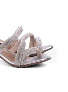 Domidona Women Heeled Sandals - 銀色 - 查看 7