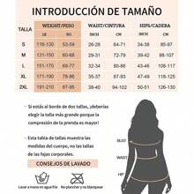 Fajas colombianas moldeadoras para mujer, con control de abdomen, con cremallera y busto abierto - Negro - Ver 7