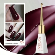 XEIJAYI 1Pc Red Long-Lasting Purple Red Gel Nail Polish Uv/Led Soak Off Gel Nail Polish For Nail Art Diy Salon Home Holiday Gift For Women Nail Art Manicure Diy Salon Gift - Màu đỏ tím - Xem 6