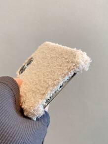 1 Miếng Tối giản Nguyên chất Nâu Lông Ốp lưng & bao da điện thoại Tương thích với iPhone 11/12/13/14 Promax - màu nâu - Xem 4