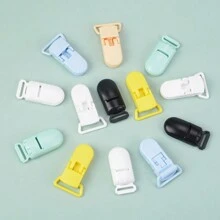 13 chiếc kẹp núm vú giả, kẹp cá sấu, kẹp găng tay không ngón, đồ chơi mọc răng cho bé, chăn, giá đỡ yếm, vừa với ruy băng 20mm (màu ngẫu nhiên) - Nhiều màu - Xem 10