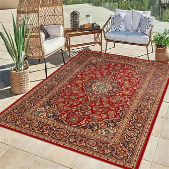 1片可水洗的仿開司米毛地墊,底部具有吸水功能,美式風格,適用於客廳、臥室、床邊,可折疊且柔軟防滑地板地毯,門墊