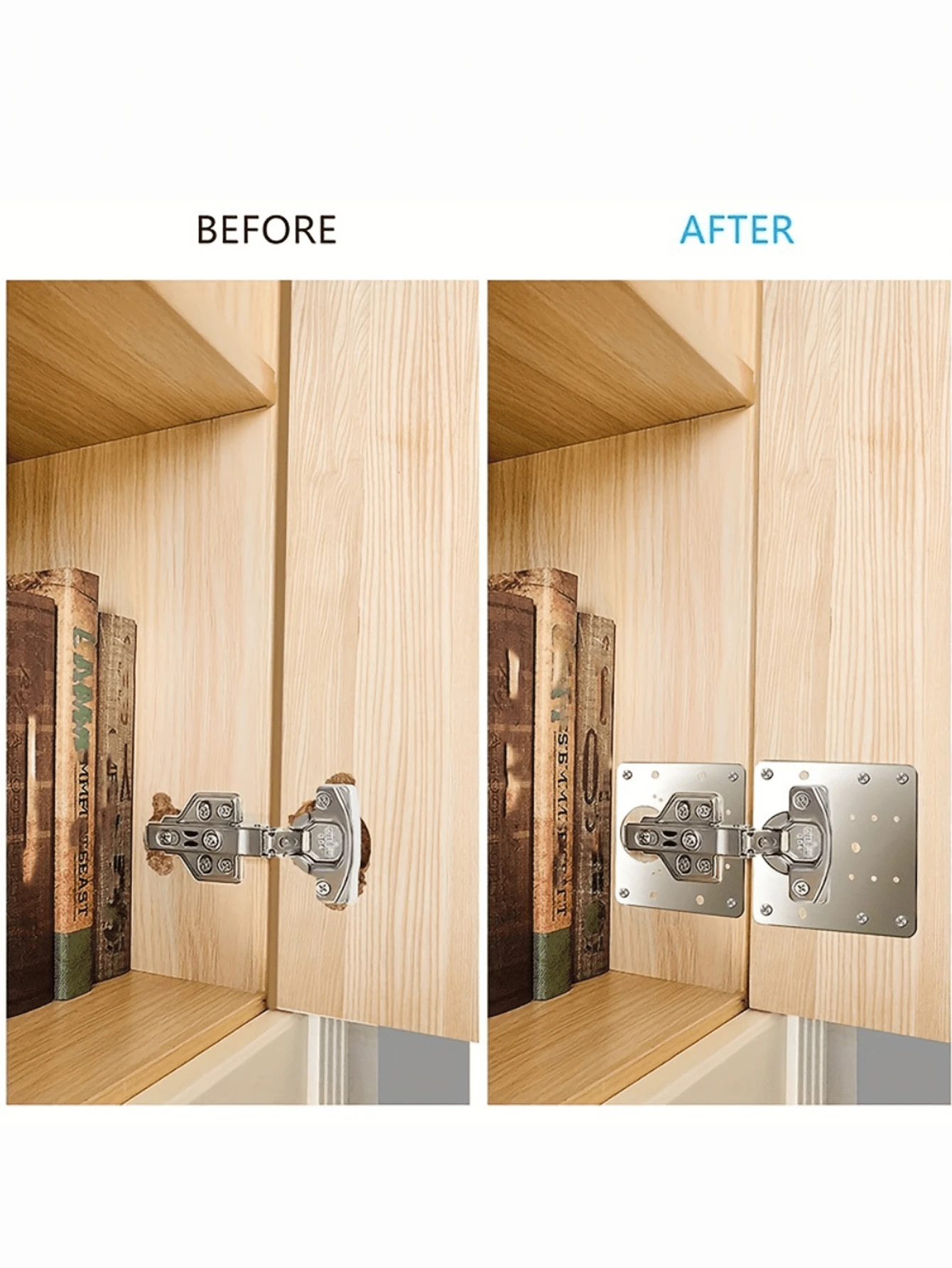 10pcs Door Hinges, Repair Kit For Door Hinges With Flat