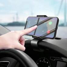 Car Mobile Phone Holder Universal Dashboard Car Clip-On GPS Holder Car Mobile Phone Holder Suitable For Most Mobile Phones On The Market - Black - View 5