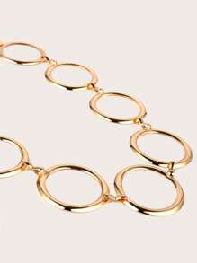 Women Belts - 金色 - 查看 3