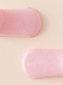 6 雙裝精梳防滑嬰兒地板襪,帶有網狀上部足弓支撐,無縫腳趾,非常適合學習步行