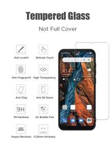 3 piezas Protector de pantalla anti rasguños alta definición compatible con - Blanco - Ver 3