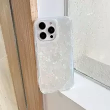 Apple Holographic Rainbow Shell Pattern Phone Case Waterproof Shockproof Anti-Fall Scratch Resistant