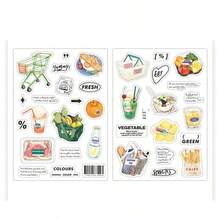 Conjunto individual de pegatinas creativas de la serie Weekend Convenience Store - Multicolor - Ver 4