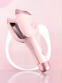 Plancha Rizadora De Cabello Para Ondular. Diseño De Gatito. Calentamiento Rapido. - Rosa - Ver 3