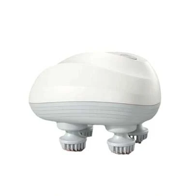 頭皮按摩器,電動按摩爪,帶振動刺激頭部,深度放鬆,便攜式無線頭部抓撓按摩器,適合家庭、辦公室、旅行