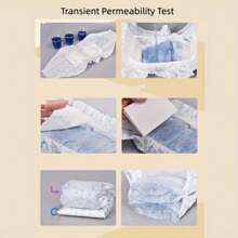 12 Count/Bag Disposable Male Dog Diaper Wraps, Wider Doggie Pet Diapers, Super Absorbent, Leak-Proof Fit, Excitable Urination, Incontinence(Random Pattern) - Blue - View 2