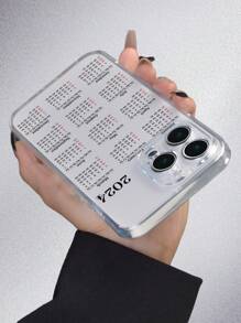 1 Miếng Tối giản Lịch Thiết kế 2.0 TPU trong suốt Ốp tương thích với iPhone Loạt , Chống bụi Và Không thấm nước - Nhiều màu - Xem 4