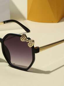 1 par de gafas de moda lindas para niños y niñas, adecuadas para uso al aire libre, fotografía callejera, fiestas y ocasiones de moda - Negro - Ver 4