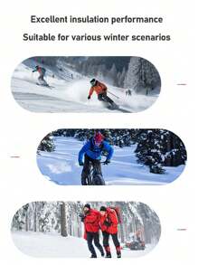 XIANG YU 1 Pair Winter Waterproof Windproof Anti-Slip Warm Touchscreen Gloves With Thermal Lined, For Motorcycle Riding In Cold Snowy Weather () - Dusty Pink - View 6
