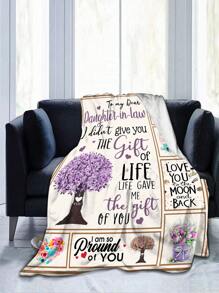 1 Miếng Chăn Đối với , Mềm mại & Ấm áp Chăn Đối với Tất cả các mùa , Thích hợp Cho giường , Cái ghế , Sofa & Ô tô/xe hơi , Giáng sinh Qủa tặng - Nhiều màu - Xem 3