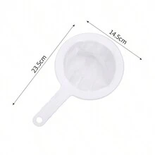 1pc Home Use Juice Filter For Straining Residues Of Baby Food, Medicines, Wine, Coffee - White - View 4