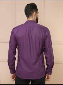 Men Shirts - Violet Purple - View 4