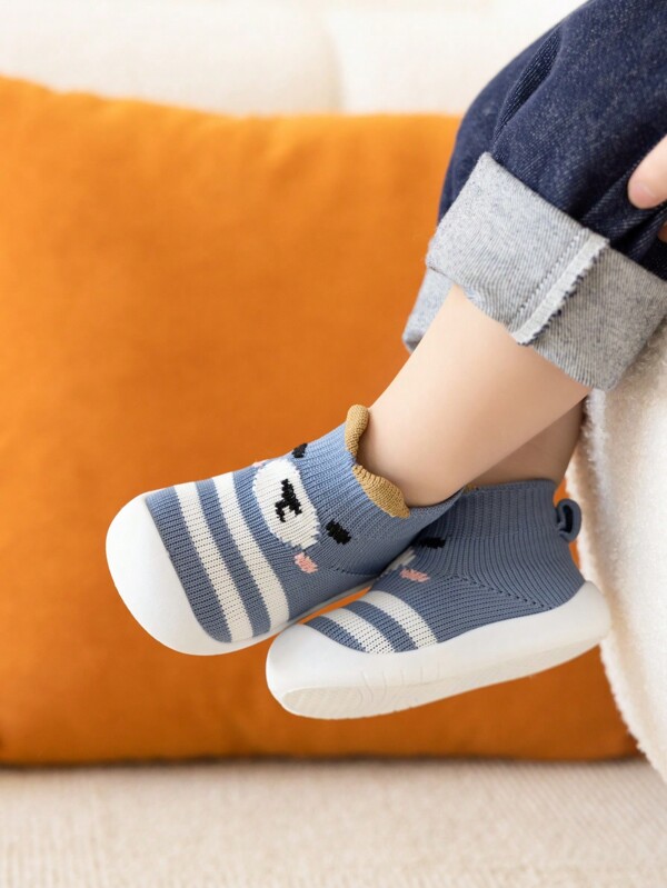 1 paar Schattig Beren design Unisex Baby Vlak Sneakers Voor Lente En Zomer