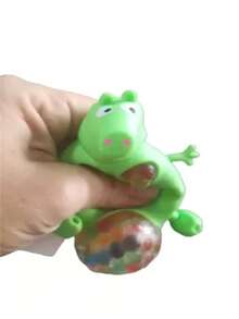 668- Squishy Porco Bolinha Anti Stress Relaxante de Apertar Brinquedo PARA/ Criança e Adulto - Multicolorido - Visão 3