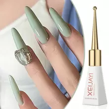 XEIJAYI 1Pc Green Long-Lasting Green Gel Nail Polish Uv/Led Soak Off Gel Nail Polish For Nail Art Diy Salon Home Holiday Gift For Women Nail Art Manicure Diy Salon Gift - màu xanh lá - Xem 3