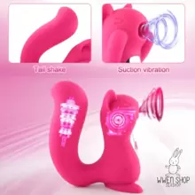 Vibrador estimulador de clítoris en forma de ardilla para mujer, succionador de lengua, pezón, Vagina, masturbador, Juguetes sexuales de succión, Vibradores masturbadores para mujeres, Juguetes sexuales de succión, estimulador de clítoris en forma de ardilla, succionador de lengua, pezón y Vagina
