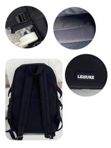 校園筆電背包,學生適用的防水背包,適合女孩和男孩的15.6英寸筆記本電腦。大容量便攜式旅行背包商務包,適用於大學旅行徒步旅行