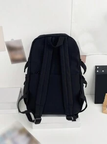 校園筆電背包,學生適用的防水背包,適合女孩和男孩的15.6英寸筆記本電腦。大容量便攜式旅行背包商務包,適用於大學旅行徒步旅行