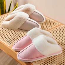 Pantuflas de mujer - Beis - Ver 3