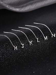 1pc Luxury Alphabet Tassel Earrings (26 Letters Can Be Selected), Ideal Gift For Friends And Holidays