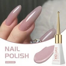 XEIJAYI 1pc Long-Lasting Grey Purple Gel Nail Polish UV/LED Soak Off Gel Nail Polish For Nail Art DIY Salon Home Holiday Gift For Women - 淺灰紫 - 查看 4