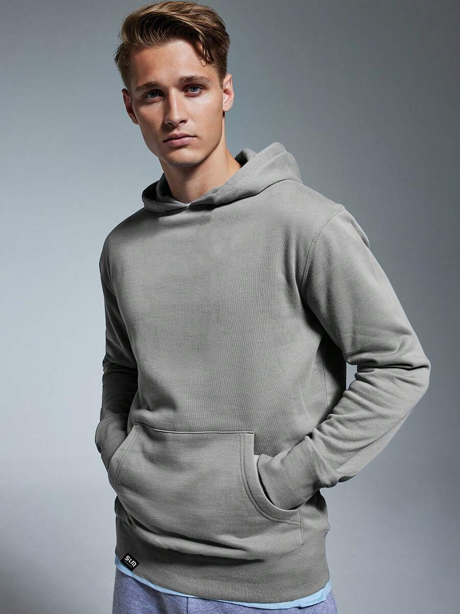 Men Sweatshirts - Màu Xám nhạt - Xem 1