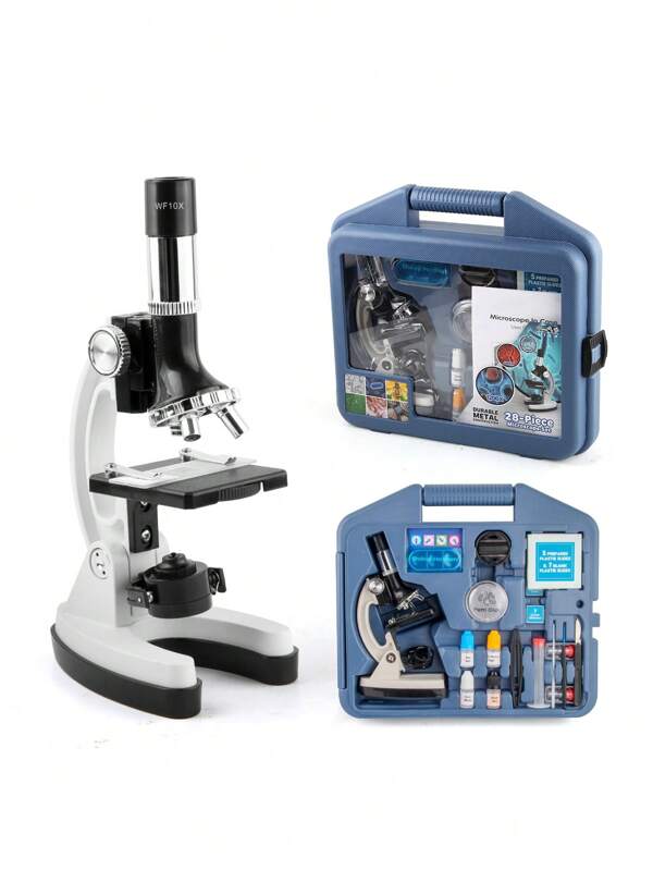 Teachinggrade Microscope With Adjustable Magnification For Multiple