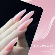 XEIJAYI 1Pc Pink Long-Lasting Pink Gel Nail Polish Uv/Led Soak Off Gel Nail Polish For Nail Art Diy Salon Home Holiday Gift For Women Nail Art Manicure Diy Salon Gift - Hồng - Xem 5