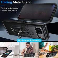 1 Miếng Google Điểm ảnh 8 Toàn cơ thể Bảo vệ Ốp lưng & bao da điện thoại Với 1 Miếng Kính cường lực Bảo vệ màn hình Và Nhân Kim loại Đứng - màu đen - Xem 3