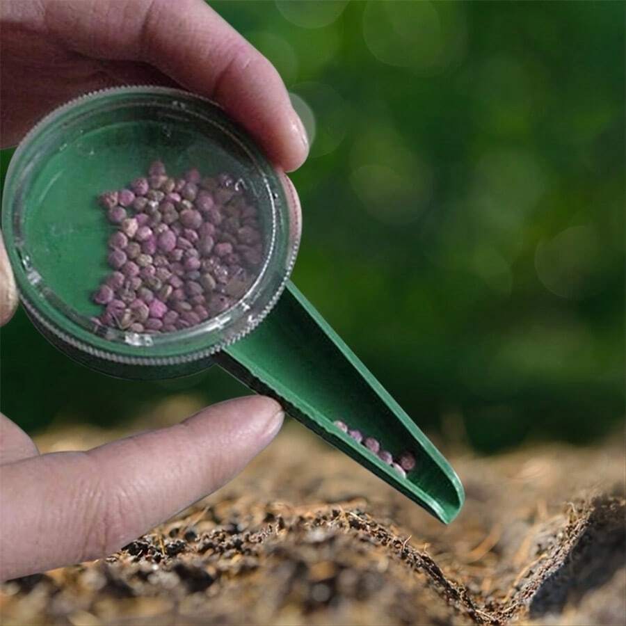 1 件式种子分配器，可调节播种机，手持式花园花卉植物种子，种子播种机播种机种子，手工种植园艺用品，2.55 英寸 X4.91 英寸，园艺工具，园艺工具