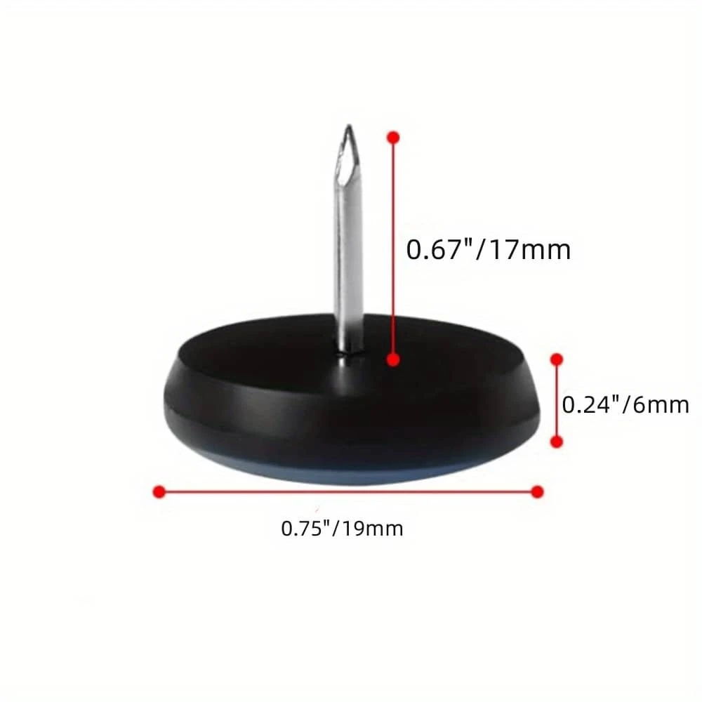 20 Pcs Teflon Furniture Sliders, Chair Leg Floor Protectors, Furniture