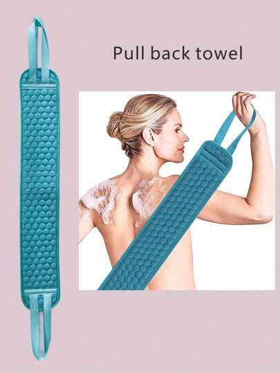 Złuszczające Plecy Ręcznik czyszczący Dla Kabina prysznicowa , Odwracalny Plecy Scrub Ręcznik Z Uchwyt , Ciało Złuszczające Kąpiel Narzędzie , Głębokie Oczyszczanie Twój Ciało , Unisex Pielęgnacja skóry , Kąpiel I Ciało Prace , Salon Dom Sypialnia Łazienka Dom Dekoracje , Podróż rzeczy , Ślub , Impreza , Urodziny , Prezenty Dla mężczyzn Mama Tata Przyjaciele , Nowe lata , Akcesorie , Śmieszne Prezent