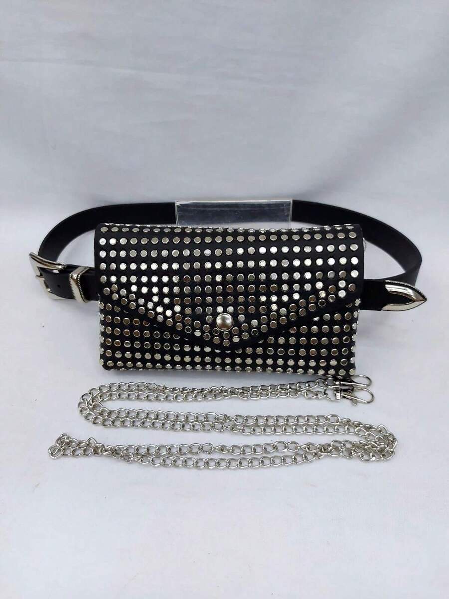 Bolsa de cintura strass
