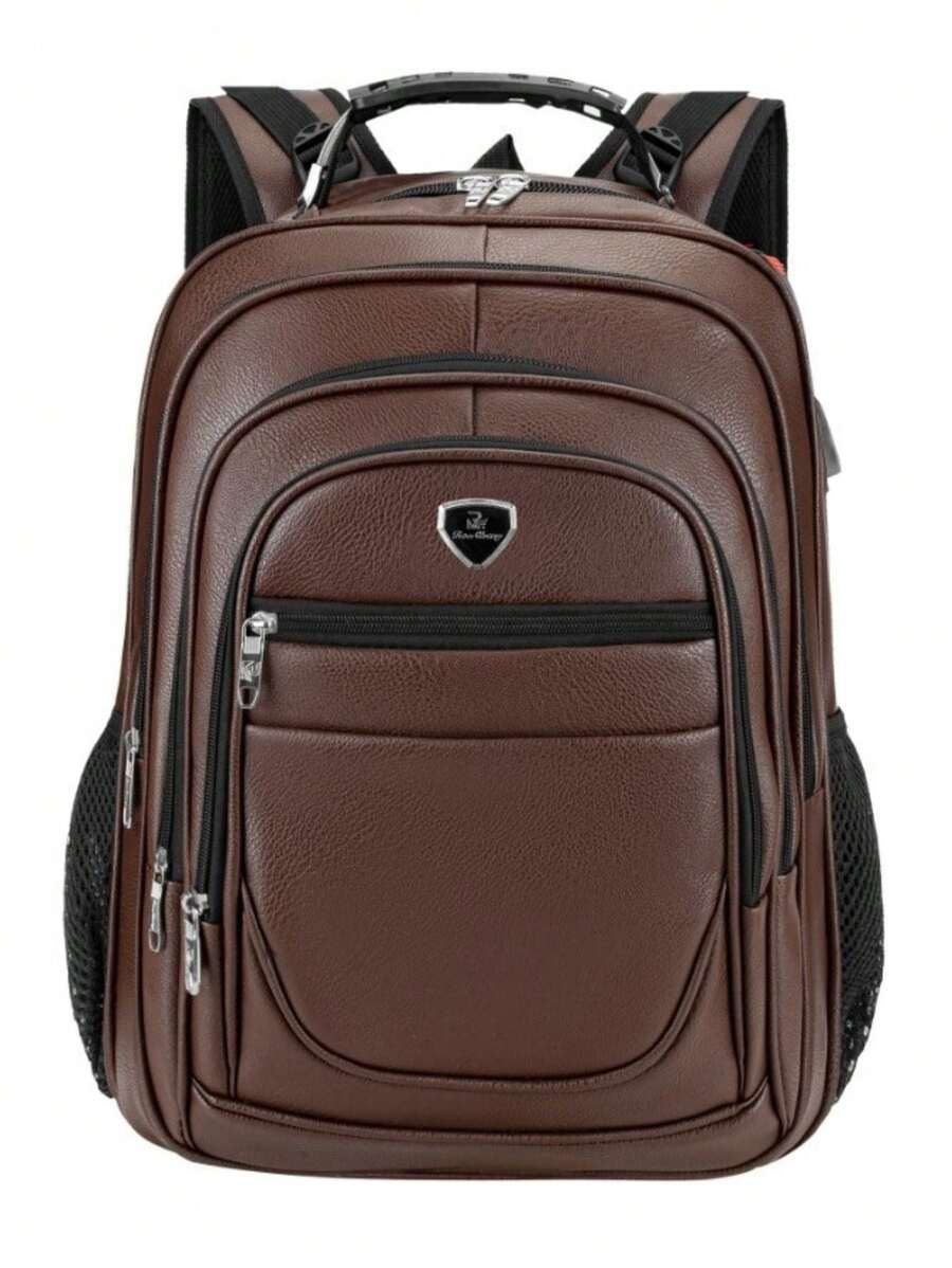 Men Functional Backpacks - màu nâu - Xem 1