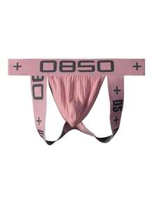 1入組男士性感低腰鏤空比基尼泳裝三角內褲,小袋加強,透氣&舒服的