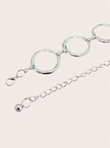 1 Peça Mulheres Anel Vinculado Correia Cinto